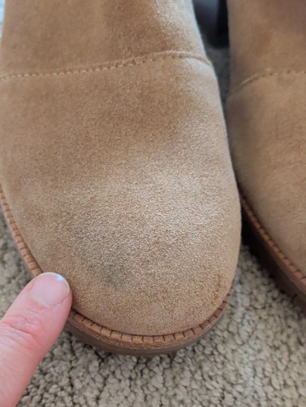 Sorel Cate Booties Tan Suede Size 8.5